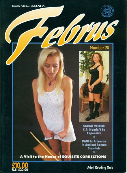 Februs – Number 28 1998 Cover