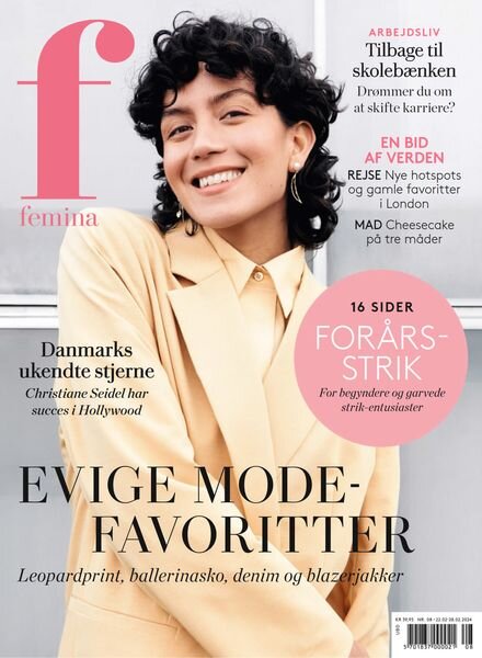 Femina Denmark – Uge 8 – 22 Februar 2024 Cover