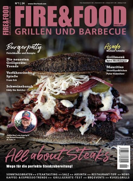 Fire & Food Grillen und Barbecuen – N 1 2024 Cover