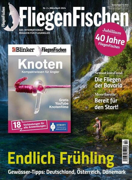 FliegenFischen – Marz-April 2024 Cover