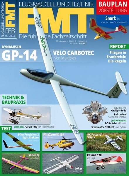 FMT Flugmodell und Technik – Februar 2024 Cover