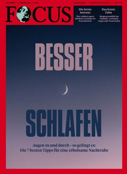 FOCUS – 03 Februar 2024 Cover