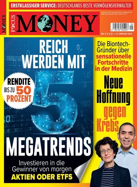 Focus Money – 21 Februar 2024 Cover