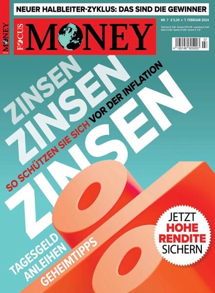 Focus Money – 7 Februar 2024 Cover