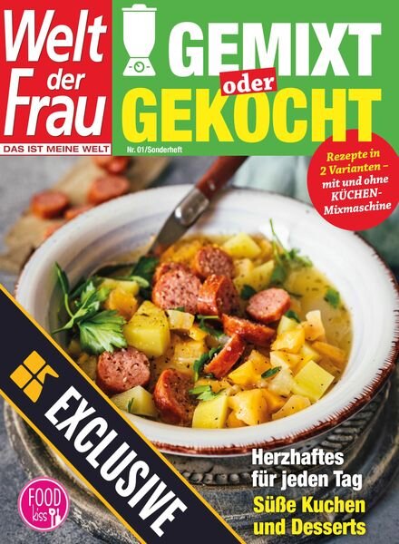 FOODkiss Welt der Frau Sonderheft – 7 Februar 2024 Cover