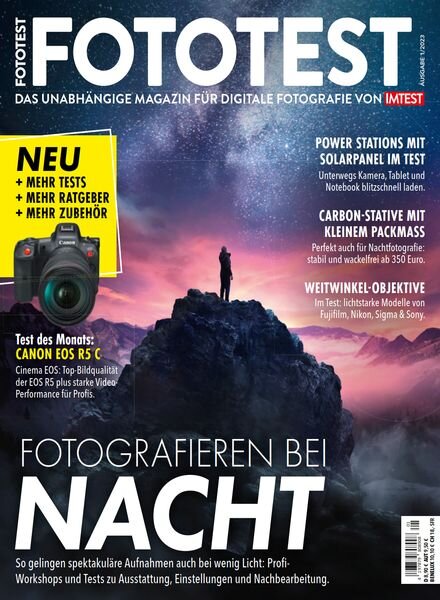 Fototest Magazin – Januar-Februar 2023 Cover