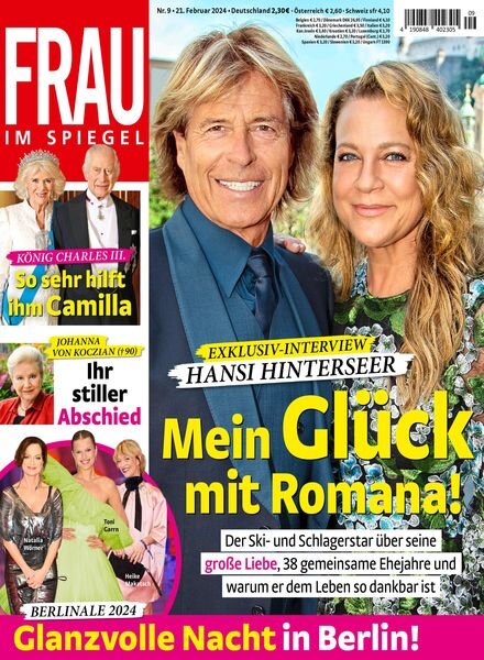 Frau im Spiegel – 21 Februar 2024 Cover