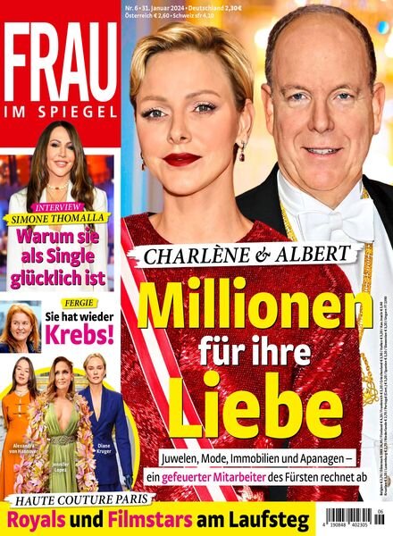 Frau im Spiegel – 31 Januar 2024 Cover