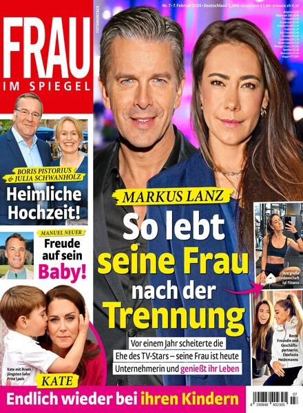 Frau im Spiegel – 7 Februar 2024 Cover