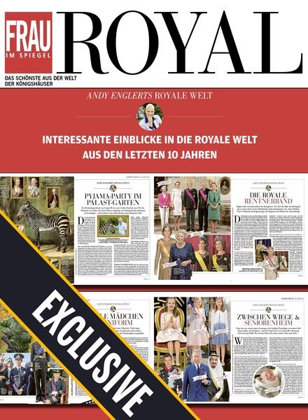 Frau im Spiegel Royal – 10 Februar 2024 Cover