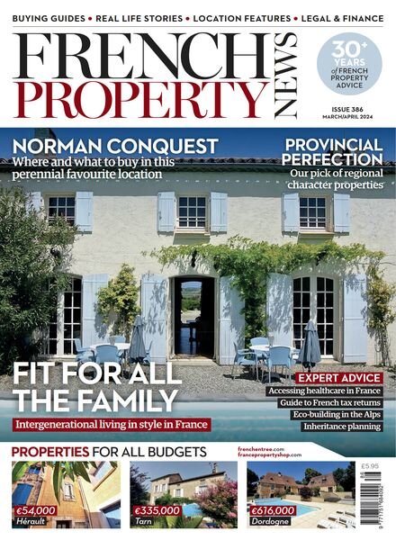 French Property News – Issue 386 – March-April 2024 Cover