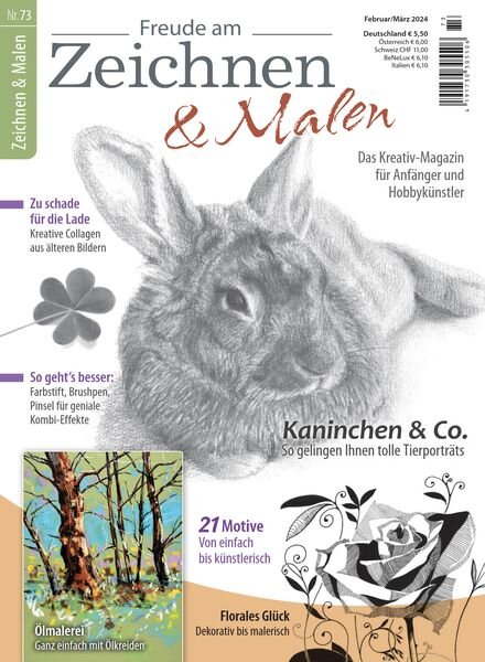 Freude am Zeichnen & Malen – Februar-Marz 2024 Cover
