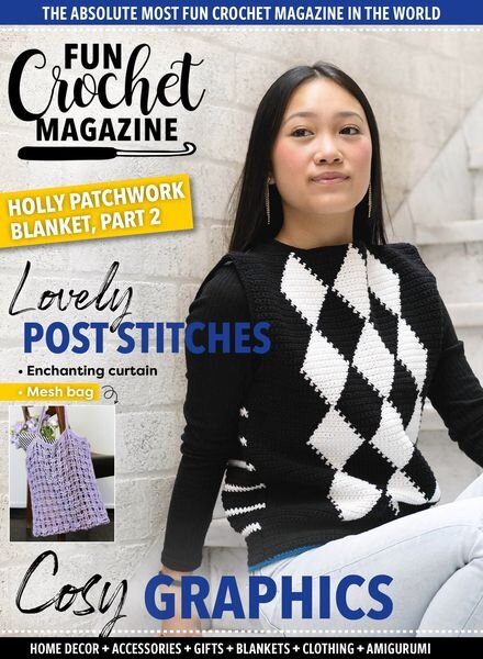 Fun Crochet Magazine – Issue 15 – February 2024 Cover