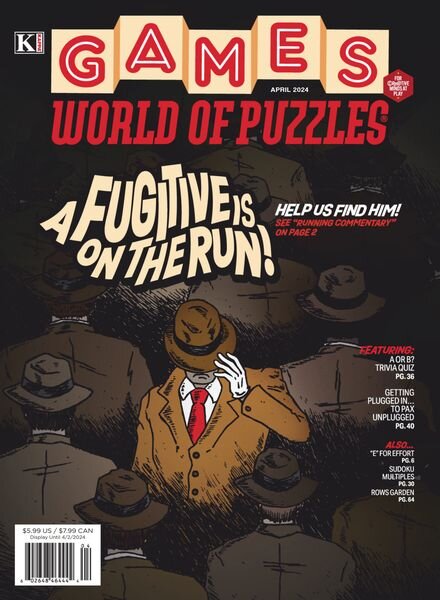 Games World of Puzzles – April 2024 Cover