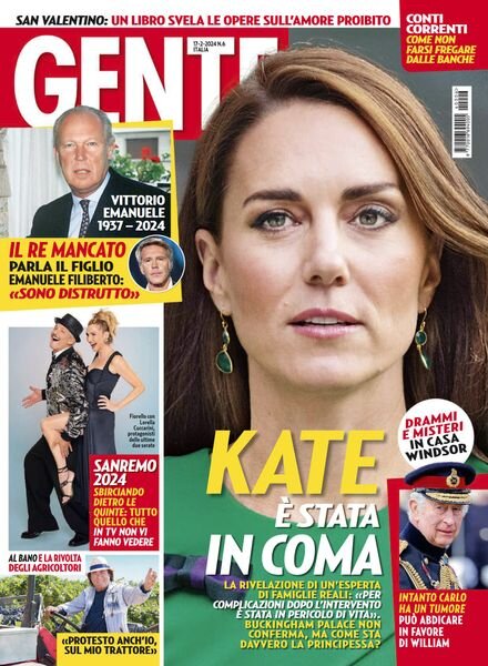 Gente Italia – 17 Febbraio 2024 Cover