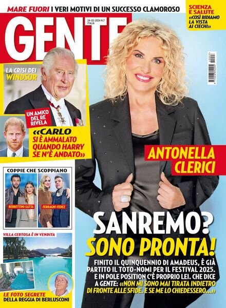 Gente Italia – 24 Febbraio 2024 Cover