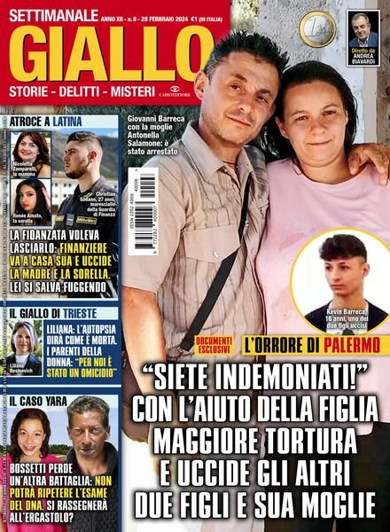 Giallo – 28 Febbraio 2024 Cover