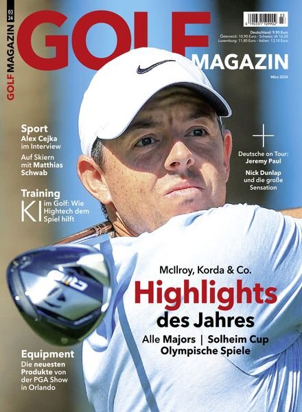 Golf Magazin – Marz 2024 Cover