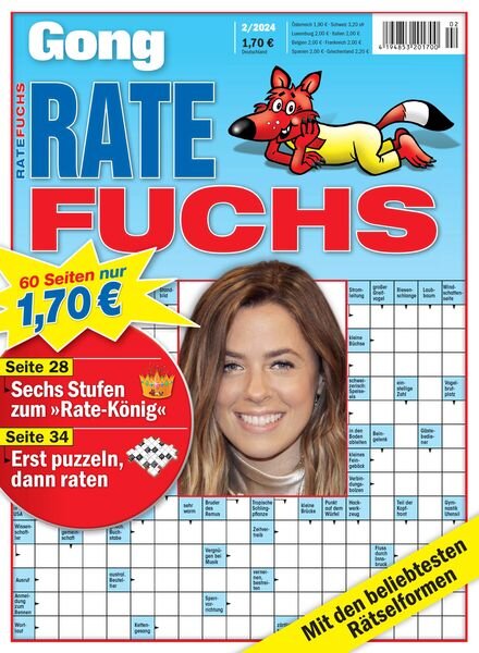 Gong Ratefuchs – Februar 2024 Cover