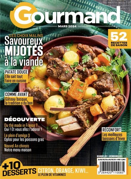 Gourmand – Mars 2024 Cover