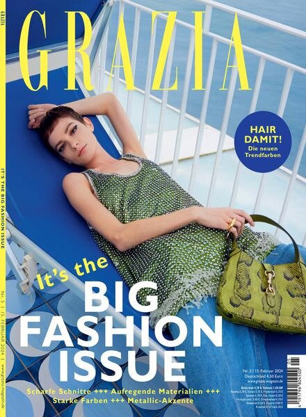 Grazia Germany – 15 Februar 2024 Cover