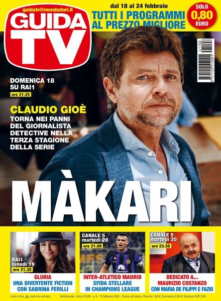 GuidaTV – 13 Febbraio 2024 Cover