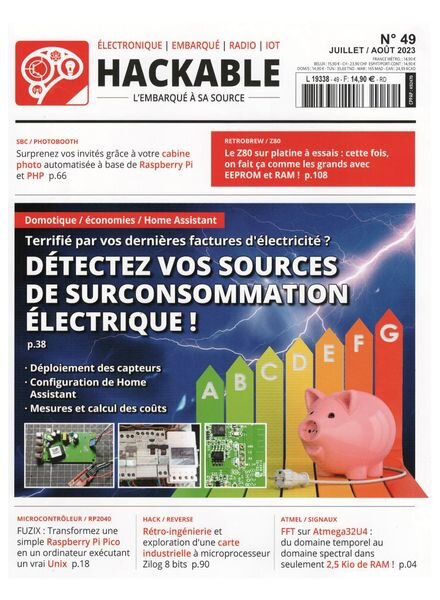 Hackable Magazine – Juillet-Aout 2023 Cover