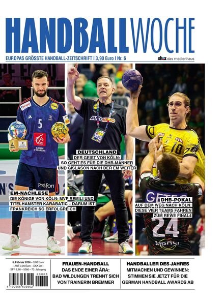 Handballwoche – 6 Februar 2024 Cover