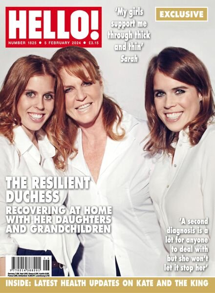 Hello! Magazine UK – Issue 1825 – 5 February 2024 Cover