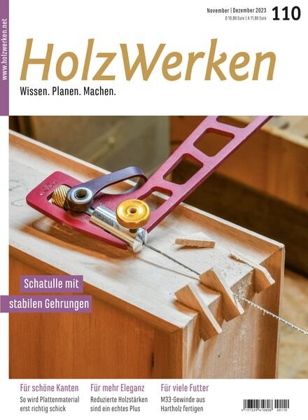 HolzWerken – November-Dezember 2023 Cover