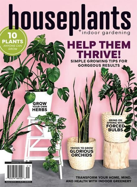 Houseplants + Indoor Gardening – 2024 Cover