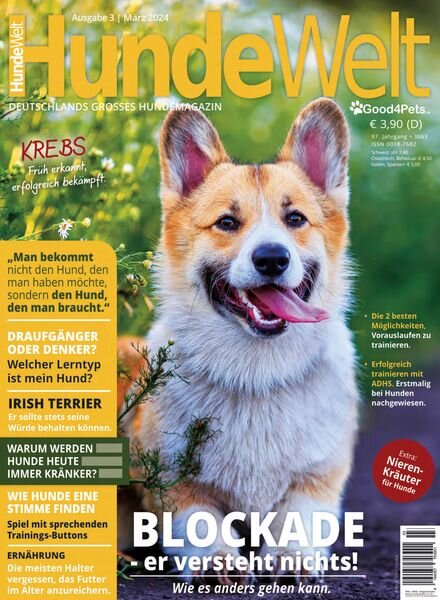 HundeWelt – Marz 2024 Cover