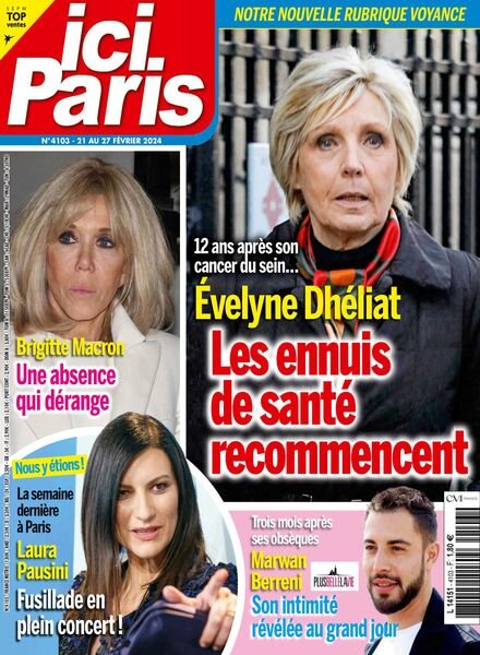 Ici Paris – 21 Fevrier 2024 Cover
