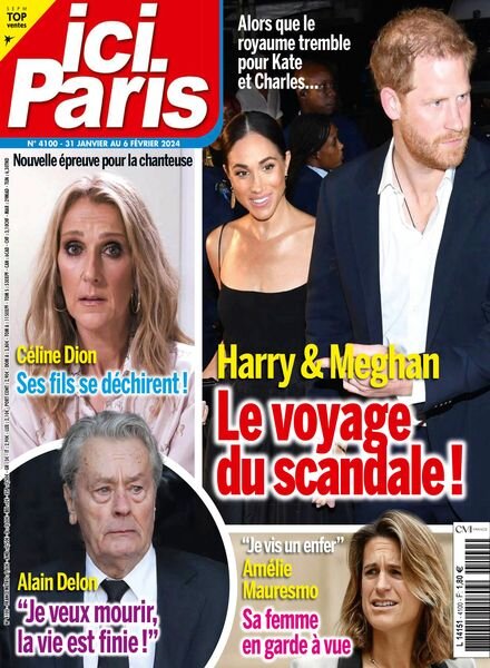 Ici Paris – 31 Janvier 2024 Cover