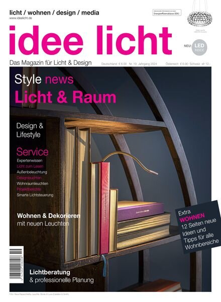 Idee Licht Magazin – Nr 19 Jahrgang 2024 Cover