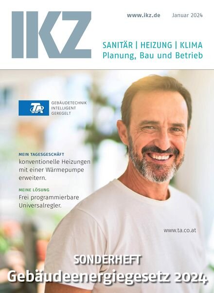 IKZ Sanitar Heizung Klima – 2 Februar 2024 Cover
