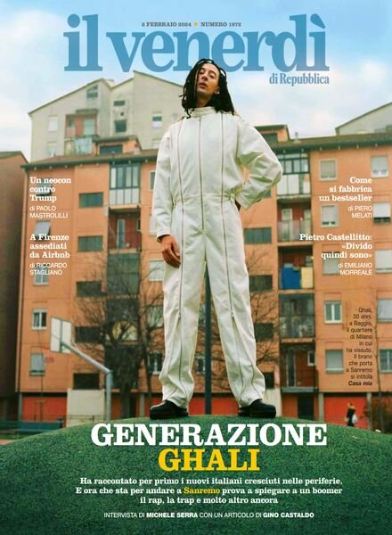 Il Venerdi di Repubblica – 2 Febbraio 2024 Cover