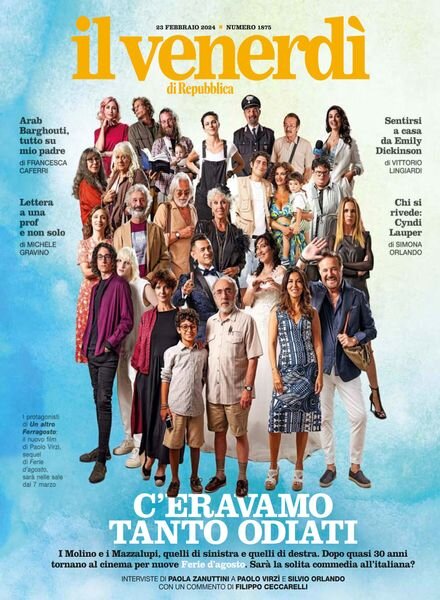 Il Venerdi di Repubblica – 23 Febbraio 2024 Cover