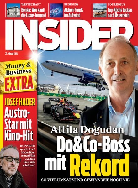 Insider Austria – 21 Februar 2024 Cover