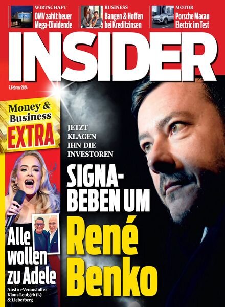 Insider Austria – 7 Februar 2024 Cover