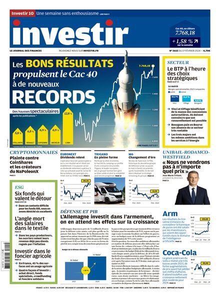 Investir – 17 Fevrier 2024 Cover