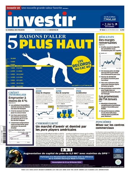 Investir – 24 Fevrier 2024 Cover