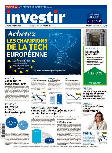 Investir – 27 Janvier 2024 Cover