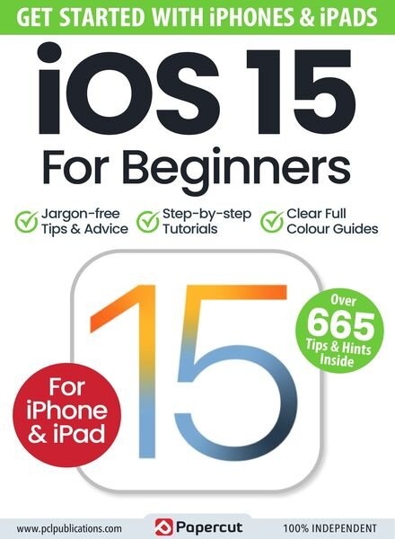 iOS 15 For Beginners – January 2024 Cover