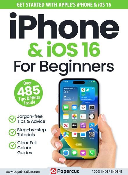 iPhone & iOS 16 For Beginners – January 2024 Cover