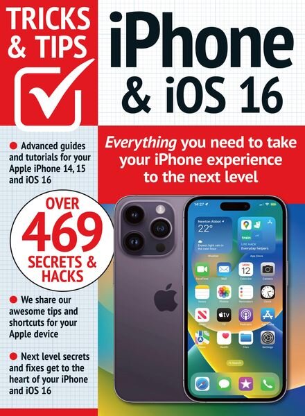 iPhone & iOS 16 Tricks and Tips – February 2024 Cover