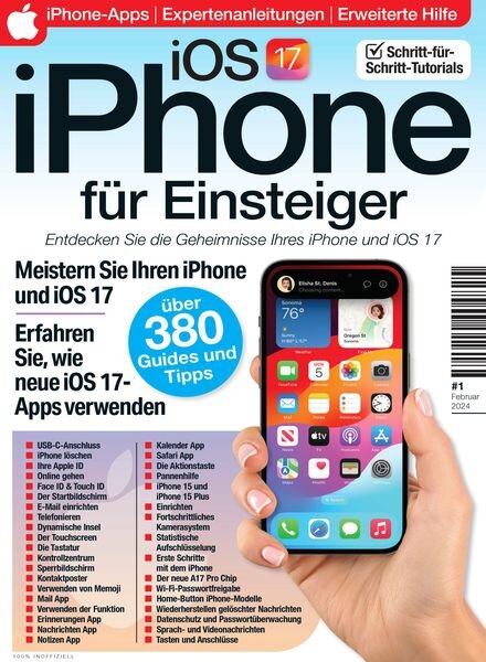 iPhone und iOS 17 fur Einsteiger – Februar 2024 Cover