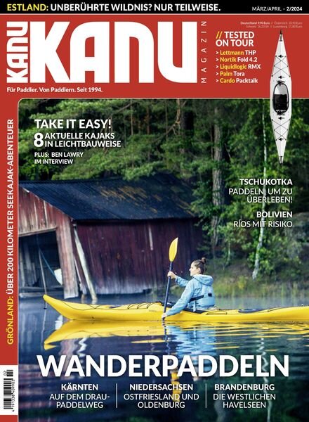 Kanu Magazin – Marz-April 2024 Cover