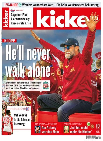 Kicker Sportmagazin – 29 Januar 2024 Cover