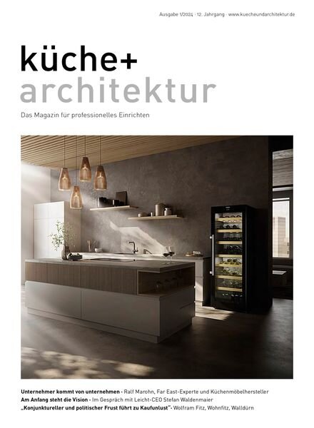 Kuche+Architektur – Februar 2024 Cover